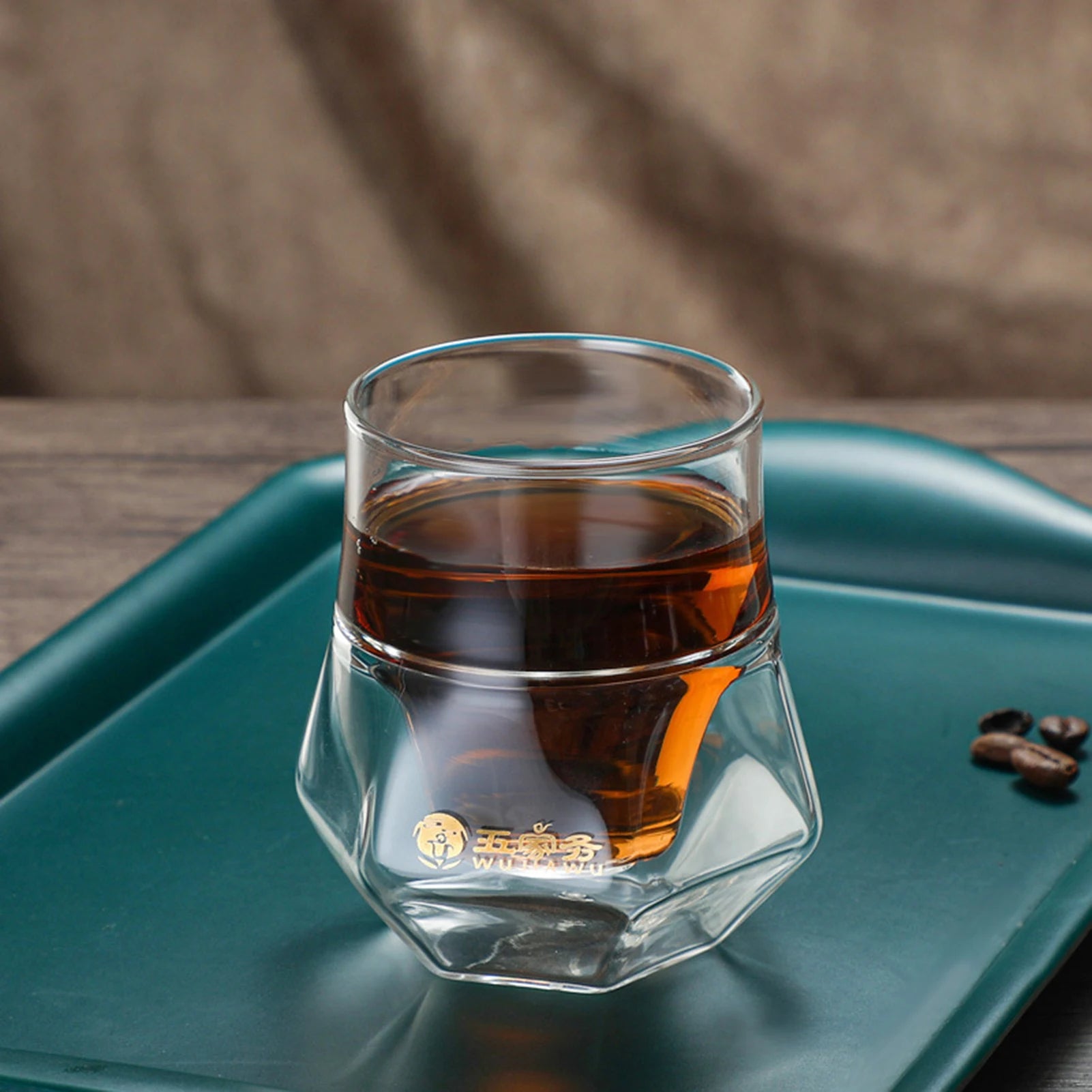 Tasse à café en verre double couche de 100 ml, résistante à la chaleur, pour expresso ou thé
