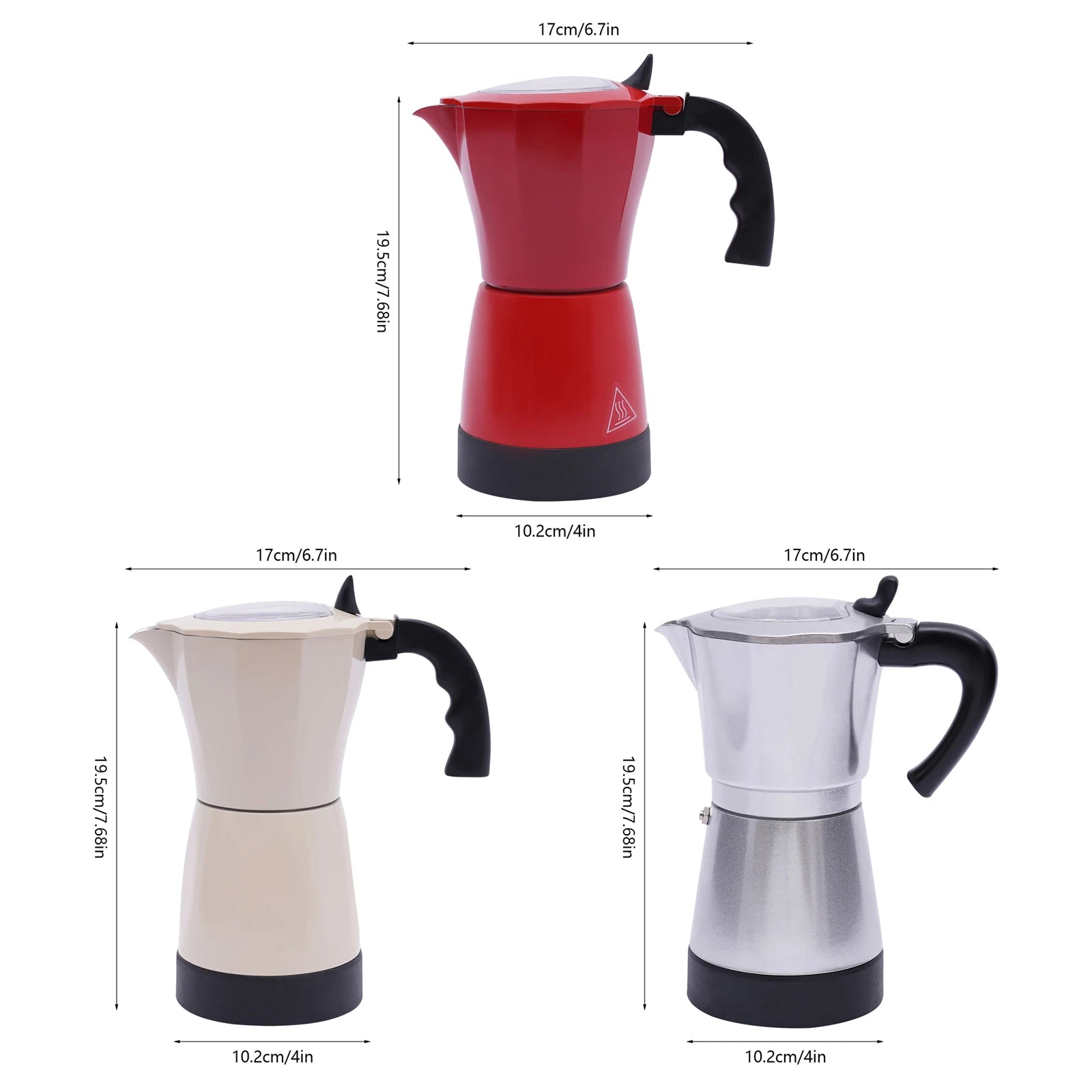 Machine à expresso, Cafetière avec joint d'étanchéité, Cafetière pour salons de thé et voyages