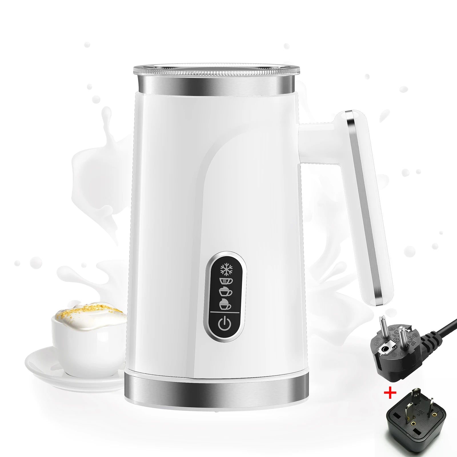 Chauffe-lait automatique chaud et froid pour mousseur à latte et chocolats chauds
