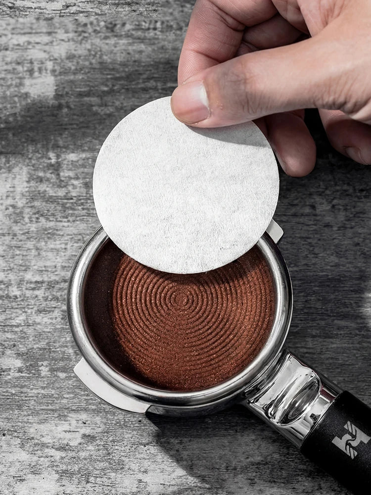 Replacement Coffee Filters Pap Round Disposable Compatible with HiBREW Coffee Makers for Brewing Coffee 51MM 58MM Portafilter