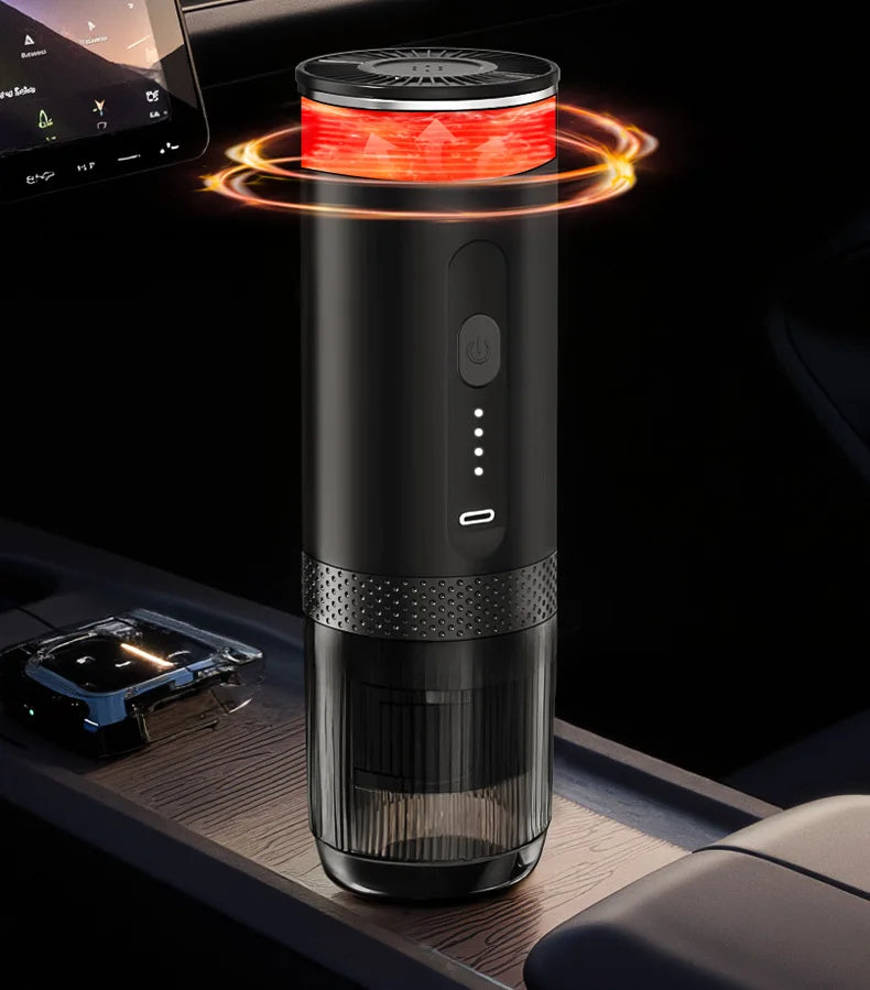 Machine à café expresso électrique sans fil 2 en 1 pour voiture et camping