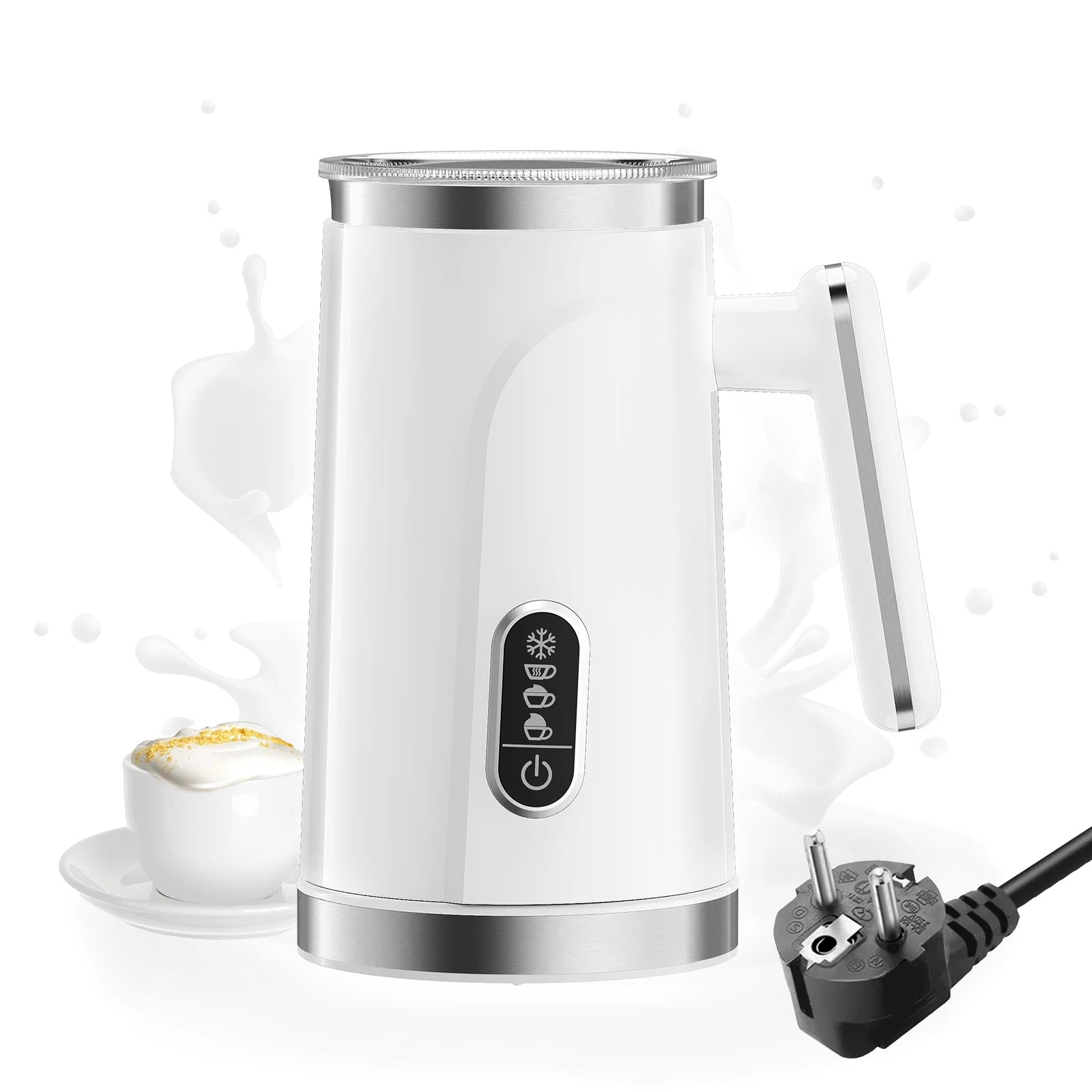 Chauffe-lait automatique chaud et froid pour mousseur à latte et chocolats chauds