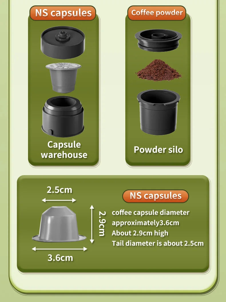 Machine à café expresso électrique sans fil pour voiture et camping-car
