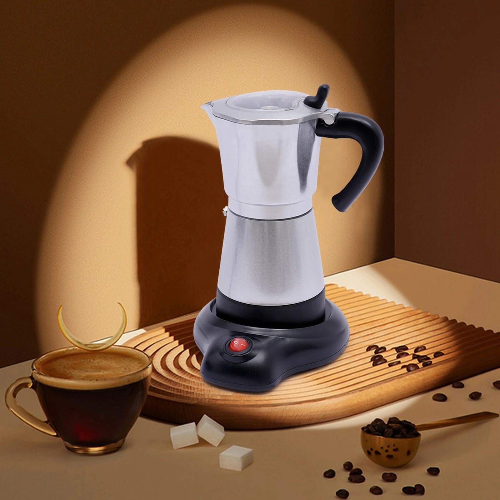 Machine à expresso, Cafetière avec joint d'étanchéité, Cafetière pour salons de thé et voyages
