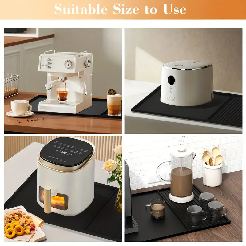 Tapis de station à café haut de gamme BrewNest Luxe™