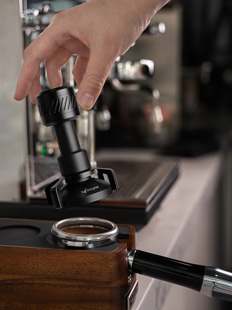 Tasseur à café sans serrage de poudre, dispositif de pressage de poudre à force constante