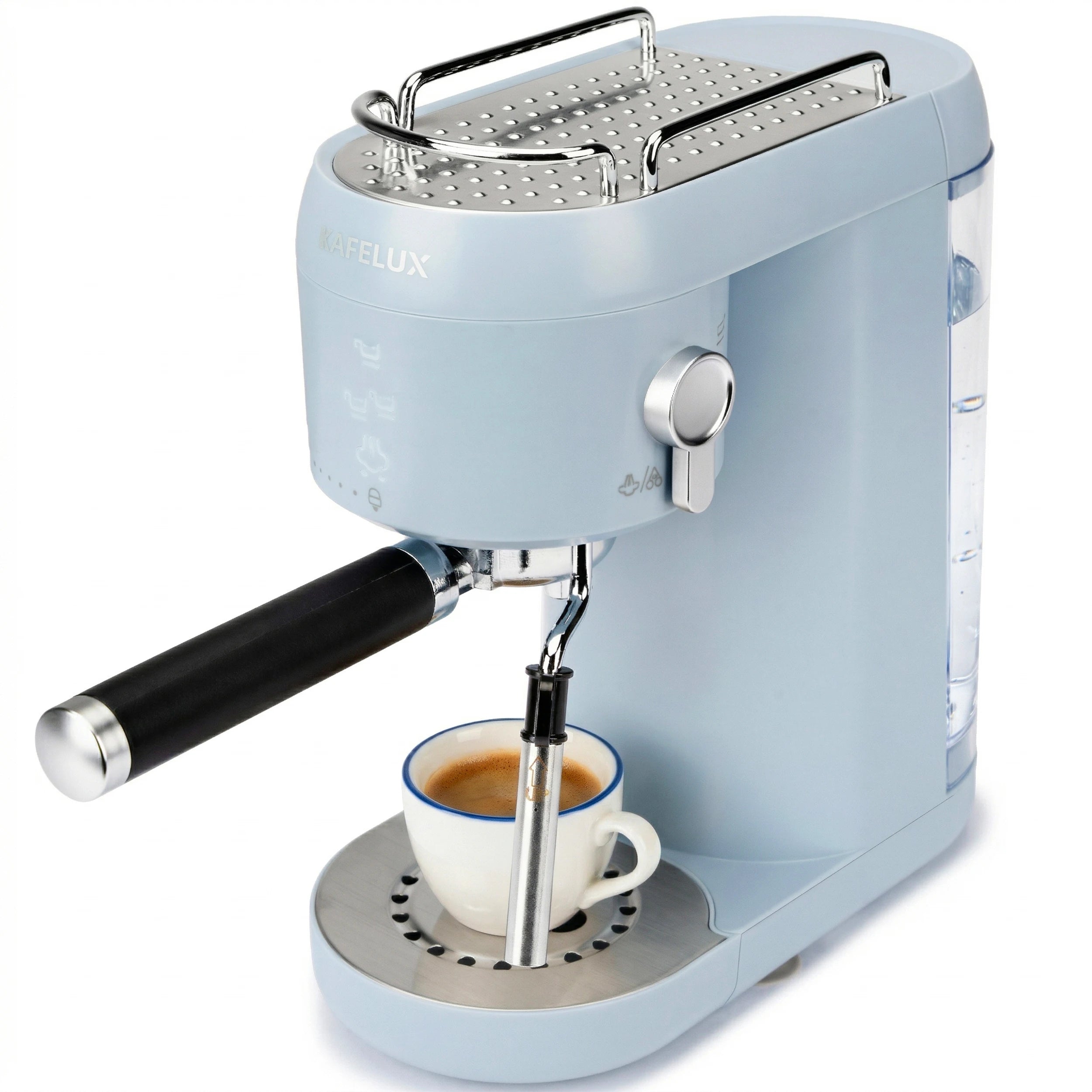 Machine à Café Expresso Semi-Automatique Fonction DIY Réglable Pour Cappuccino