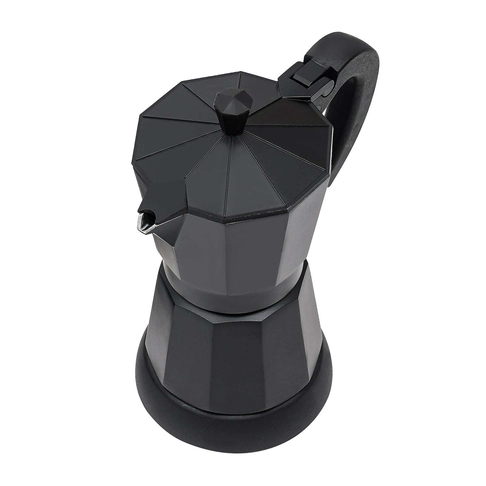 Cafetière Moka Électrique 300ml avec Base en Alliage d'Aluminium