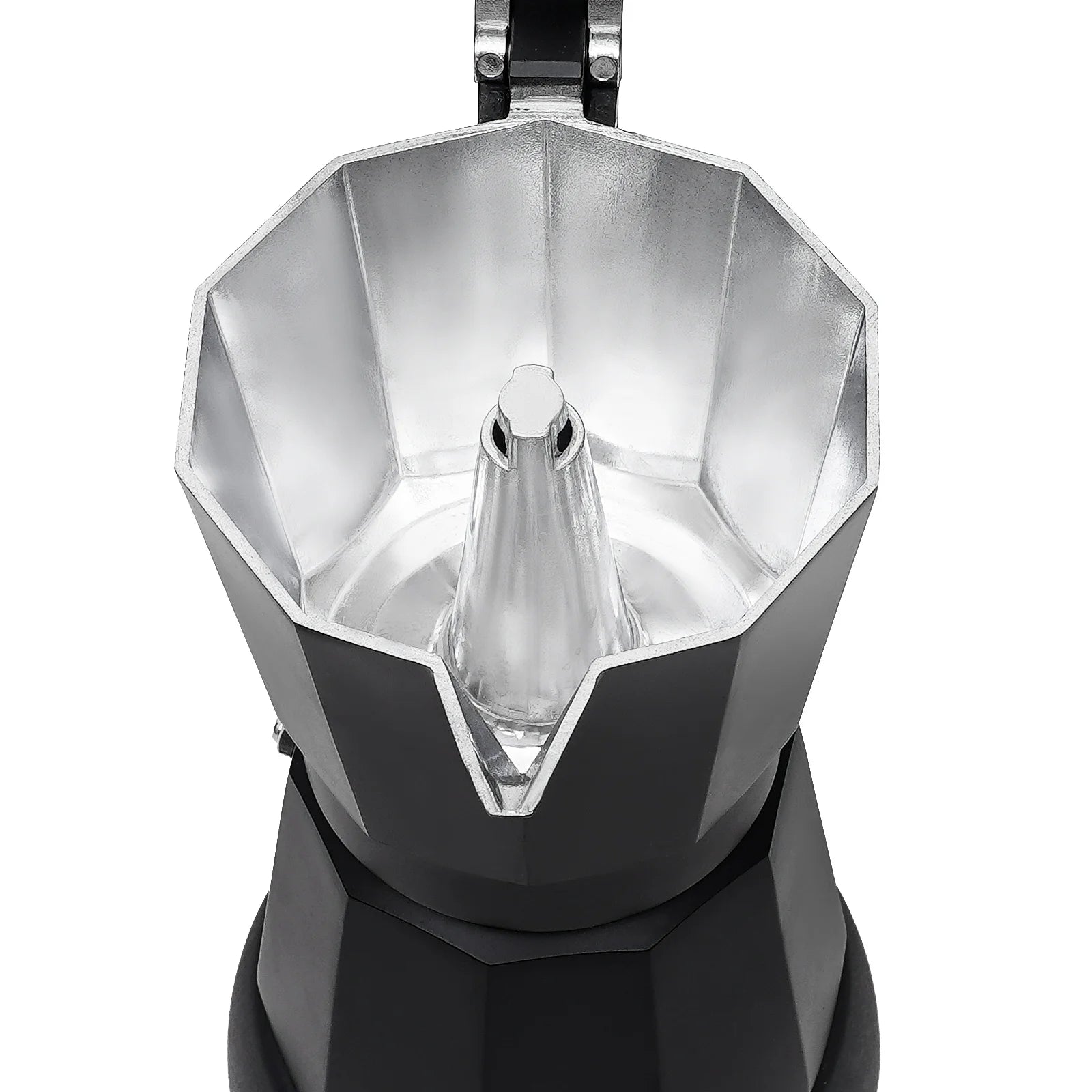 Cafetière Moka Électrique 300ml avec Base en Alliage d'Aluminium