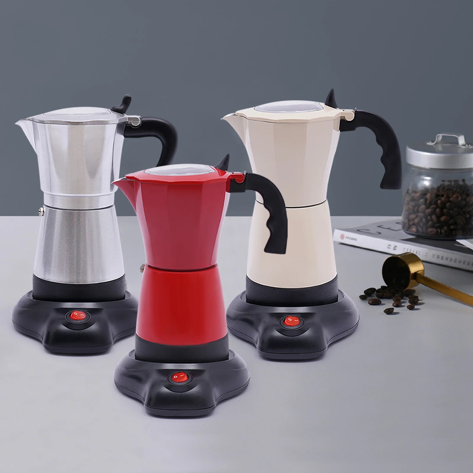 Machine à expresso, Cafetière avec joint d'étanchéité, Cafetière pour salons de thé et voyages