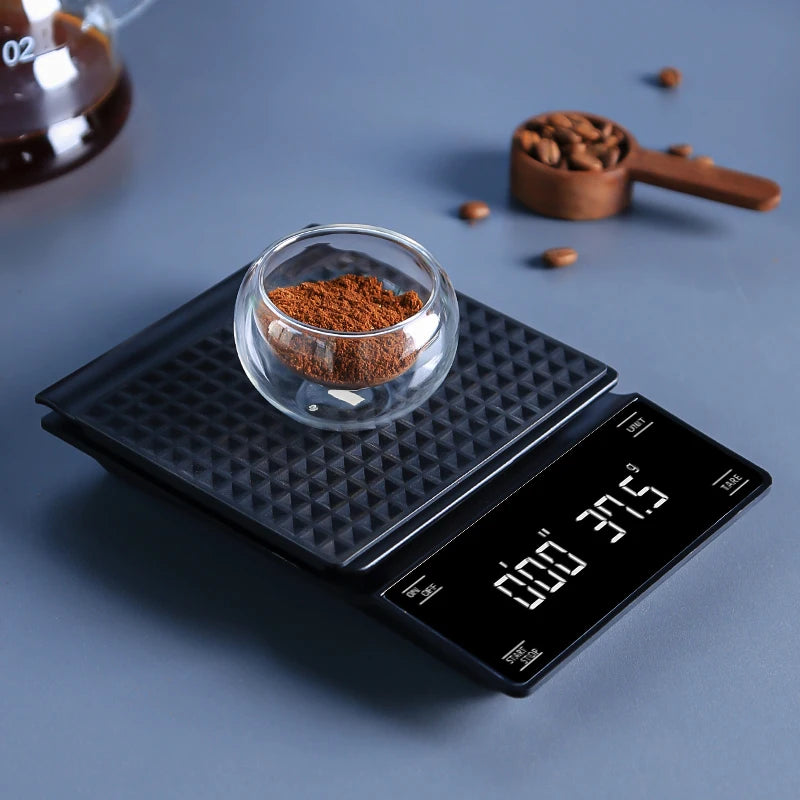 Balance Numérique 3kg/0.1g LED De Poche Électronique Tactile Intelligente Café Cuisine