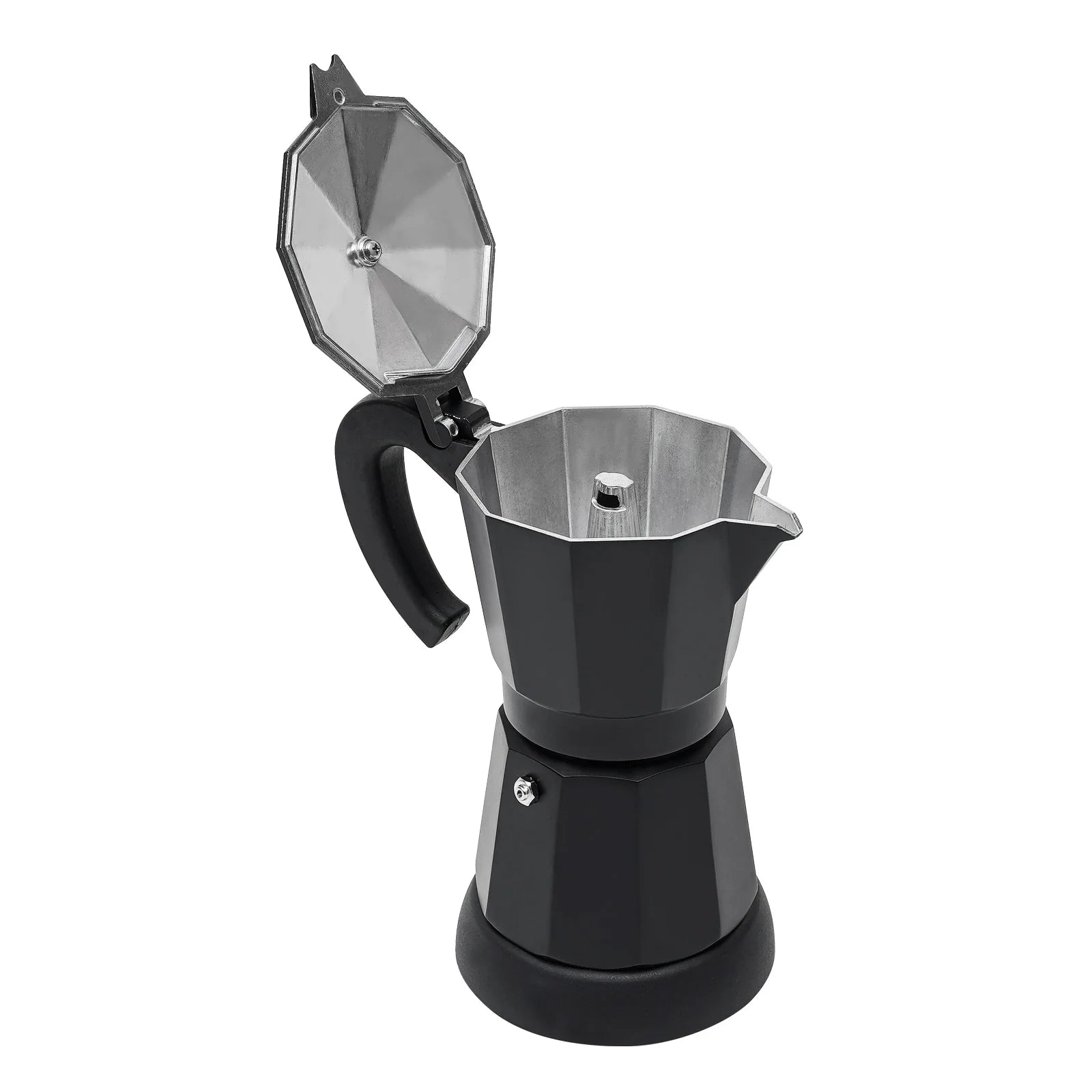 Cafetière Moka Électrique 300ml avec Base en Alliage d'Aluminium