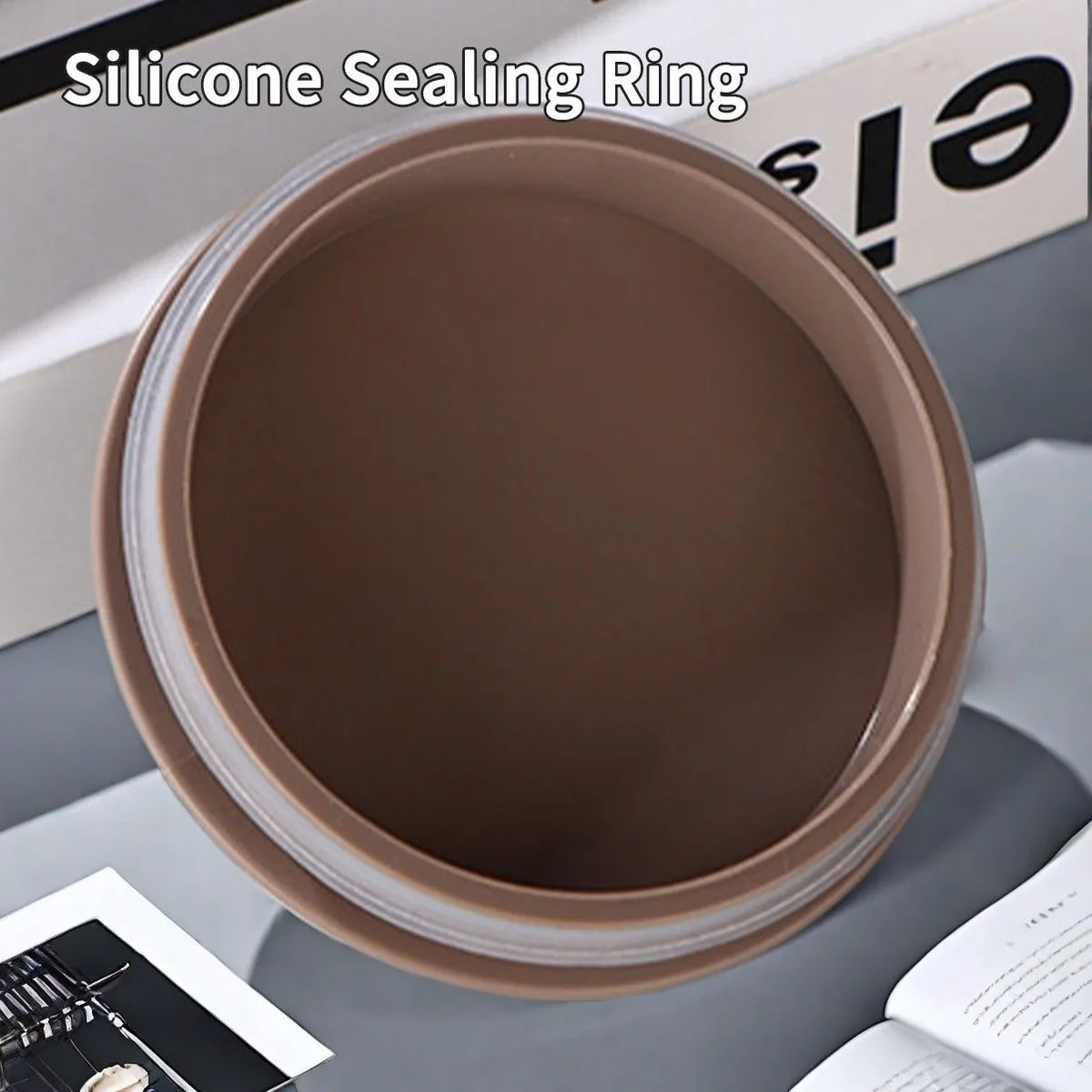 Mug Isotherme avec Cuillère Passoire Portable Grande Capacité Tasse à Café