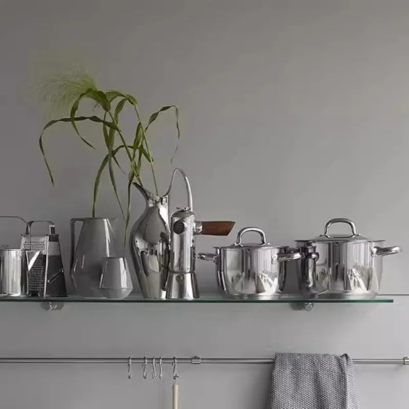 Appareils électroménagers de luxe léger : Cafetière expresso domestique européenne en acier inoxydable