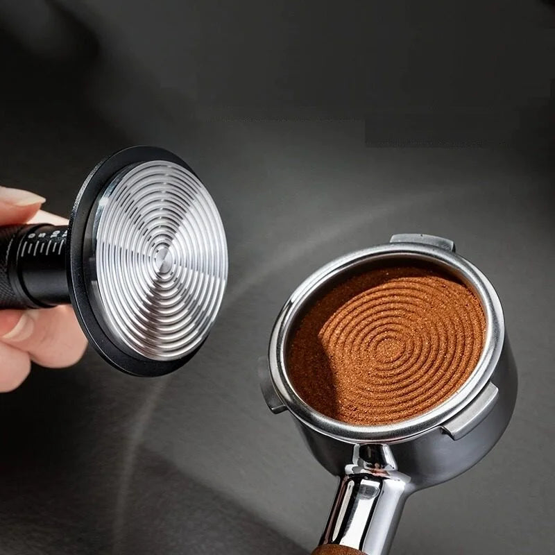Coffee Tamper Impact 4 Spring Constant Pressure 30lb 51mm 53mm 58mm For Breville Espresso Accessory Barista Tool 304 Stainless