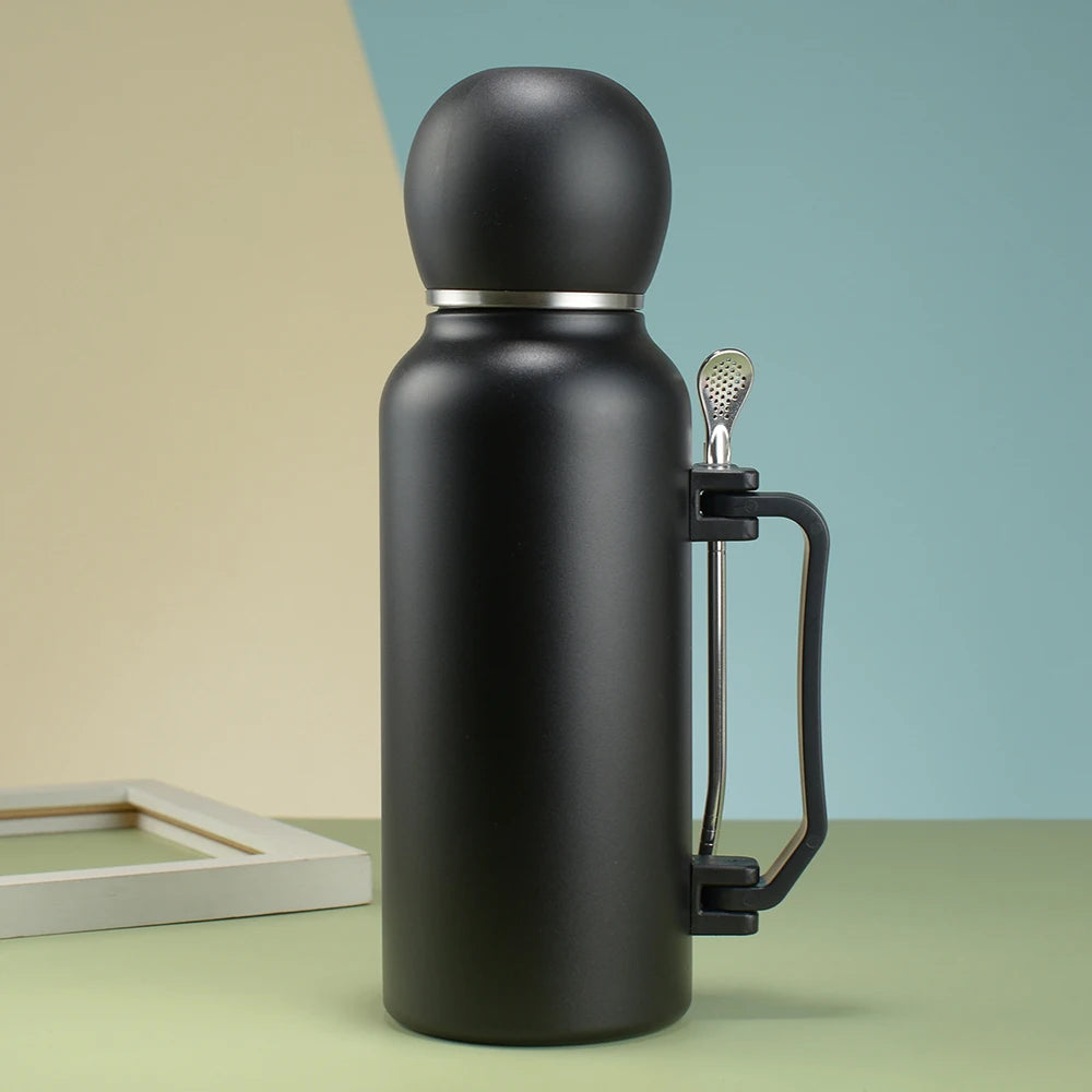 Bouteille isotherme de 1300 ml pour Yerba Maté, Tasse isotherme double paroi pour Yerba Maté