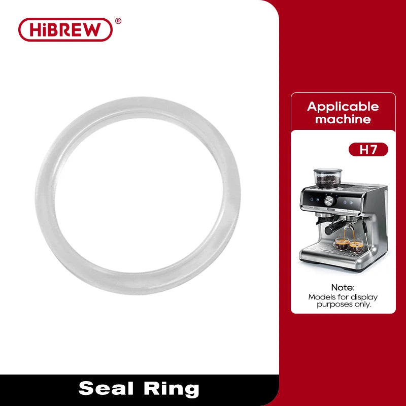HiBREW 2PCS Silicone Brew Head Gasket O-Ring Seal Rings Professional Part for HiBREW Coffee Machine H10A H10B H13 H7A H10 PLUS