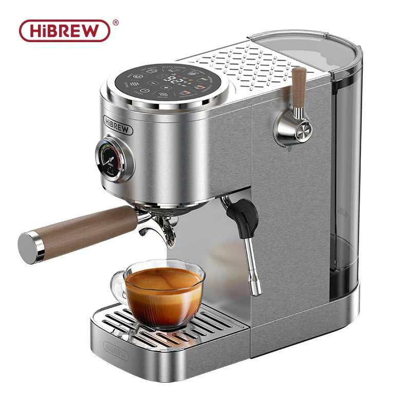 HiBREW Semi-automatic Espresso Coffee Machine 3 Level Temperature Adjustable Cold/Hot 20Bar Coffee Maker Cappuccino H13