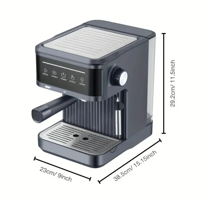 Machine à café électrique italienne 20 bars, machine à expresso professionnelle