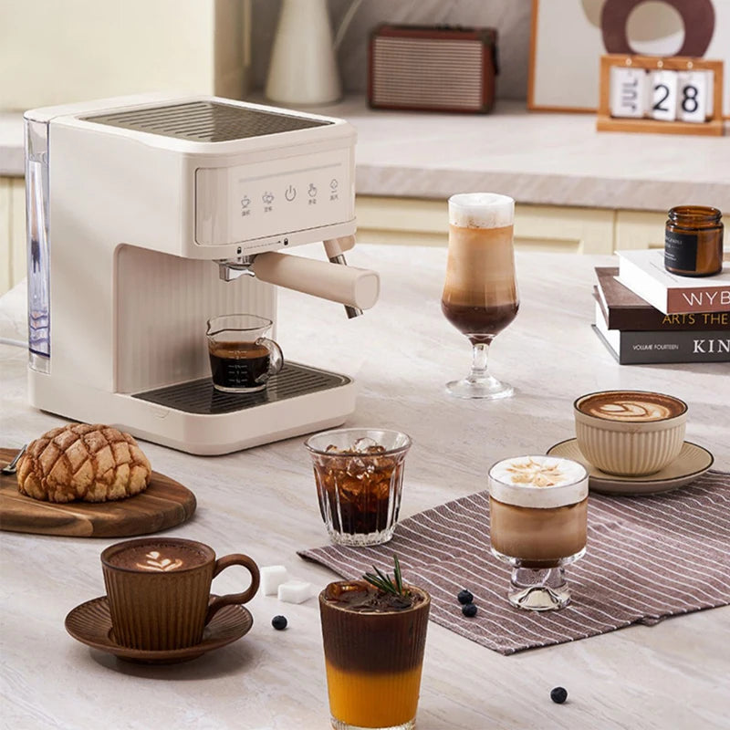 Machine à café électrique italienne 20 bars, machine à expresso professionnelle
