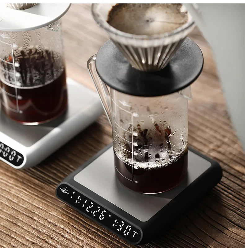 Balance de cuisine intelligente Formula avec minuterie, pour café filtre ou expresso