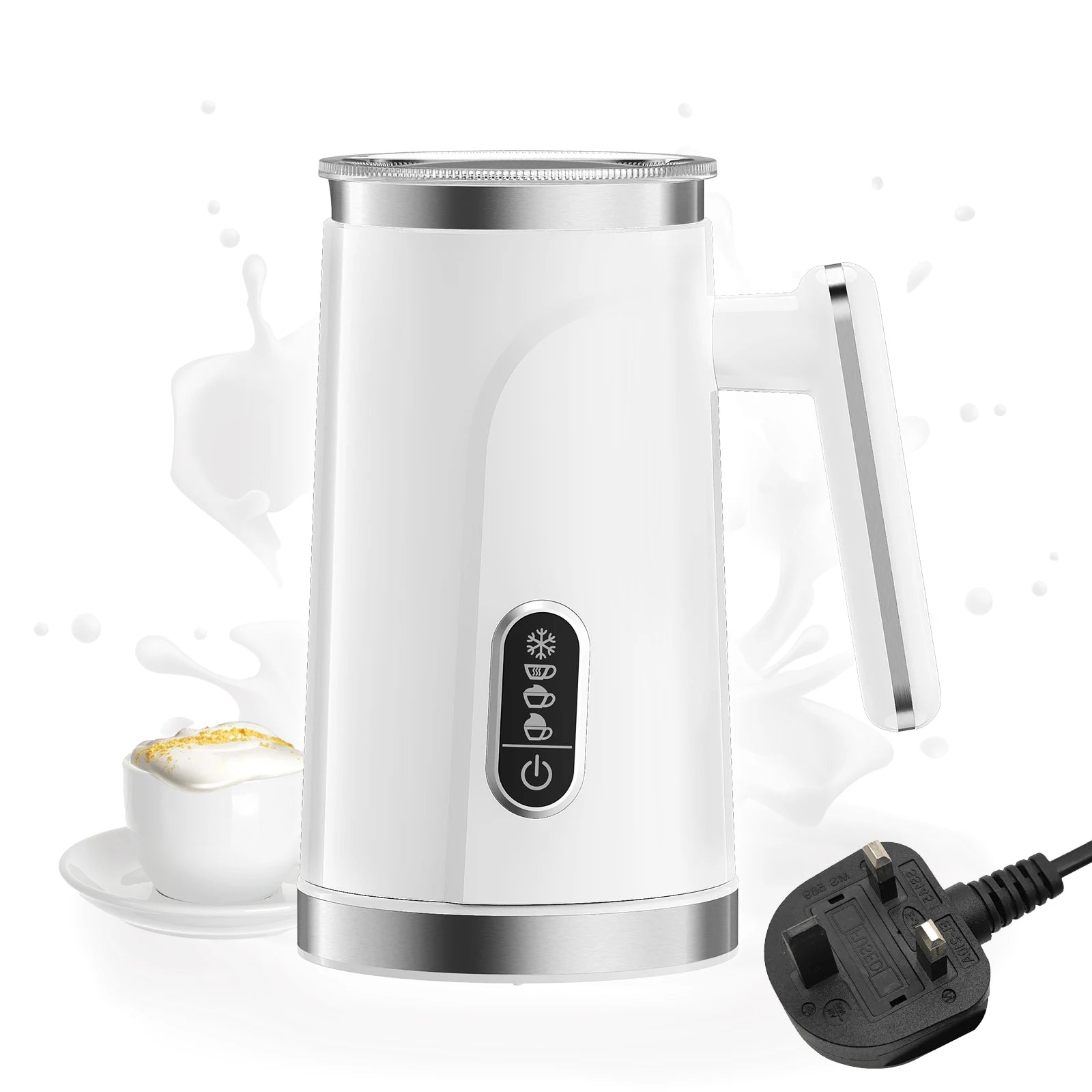 Chauffe-lait automatique chaud et froid pour mousseur à latte et chocolats chauds