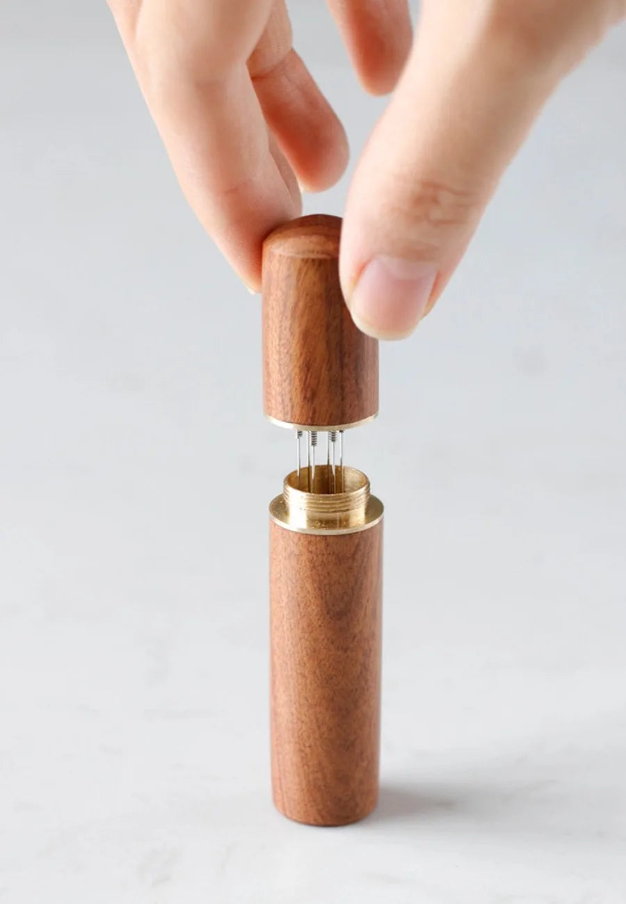 Coffee Stirrer Needle Distributor Coffee Powder Stirrer Wood Handle Coffee Stirring Tool WDT Tools Barista Accessories