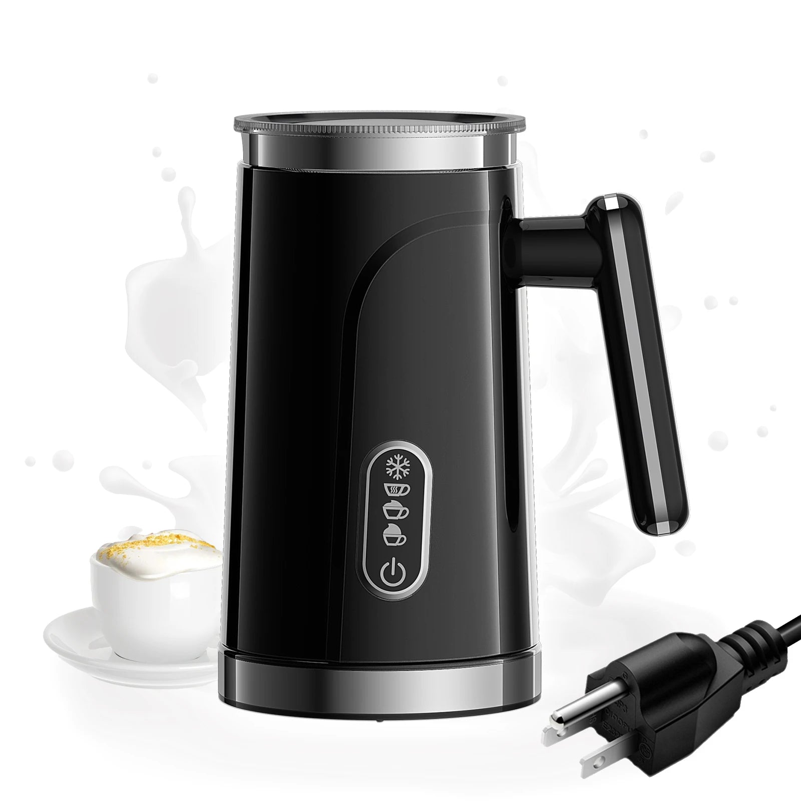 Chauffe-lait automatique chaud et froid pour mousseur à latte et chocolats chauds