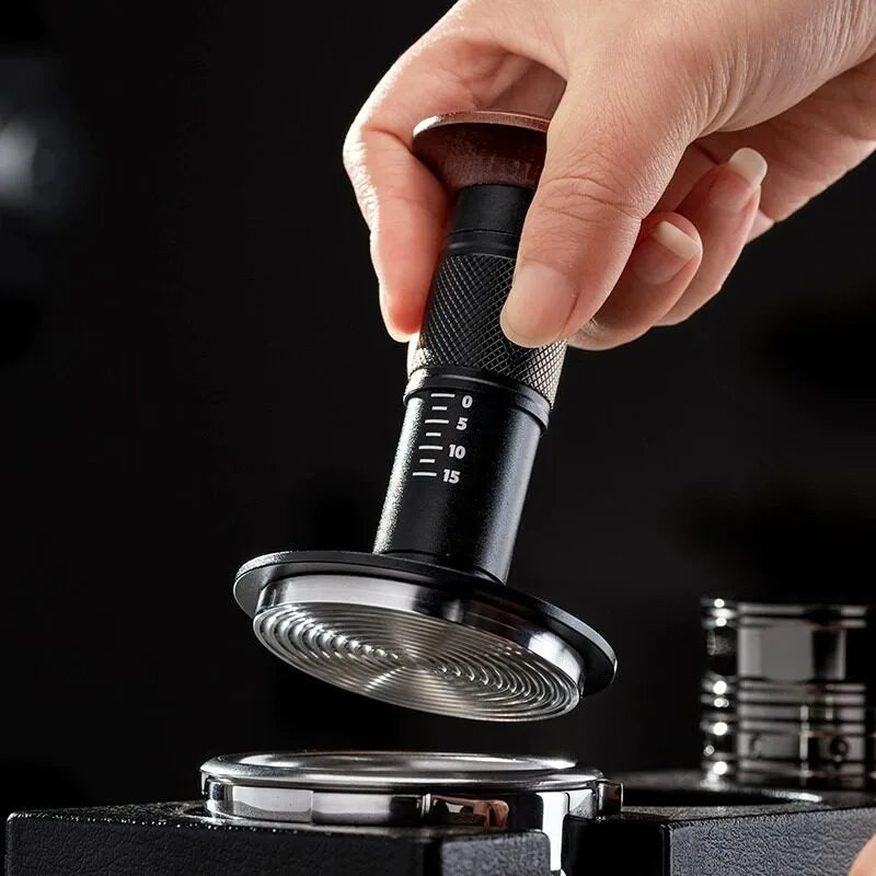 Coffee Tamper Impact 4 Spring Constant Pressure 30lb 51mm 53mm 58mm For Breville Espresso Accessory Barista Tool 304 Stainless