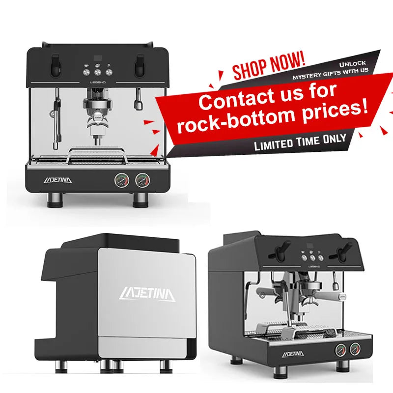 China Factory Commercial Espresso Machine Professionnel Single Group with Flow Control Stainless Steel Housing for Business Use