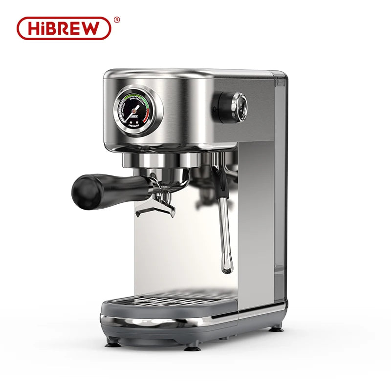 HiBREW 20Bar Semi Automatic Espresso Coffee Machine Temperature Adjustable Cold/Hot Super Slim Coffee Maker Cappuccino