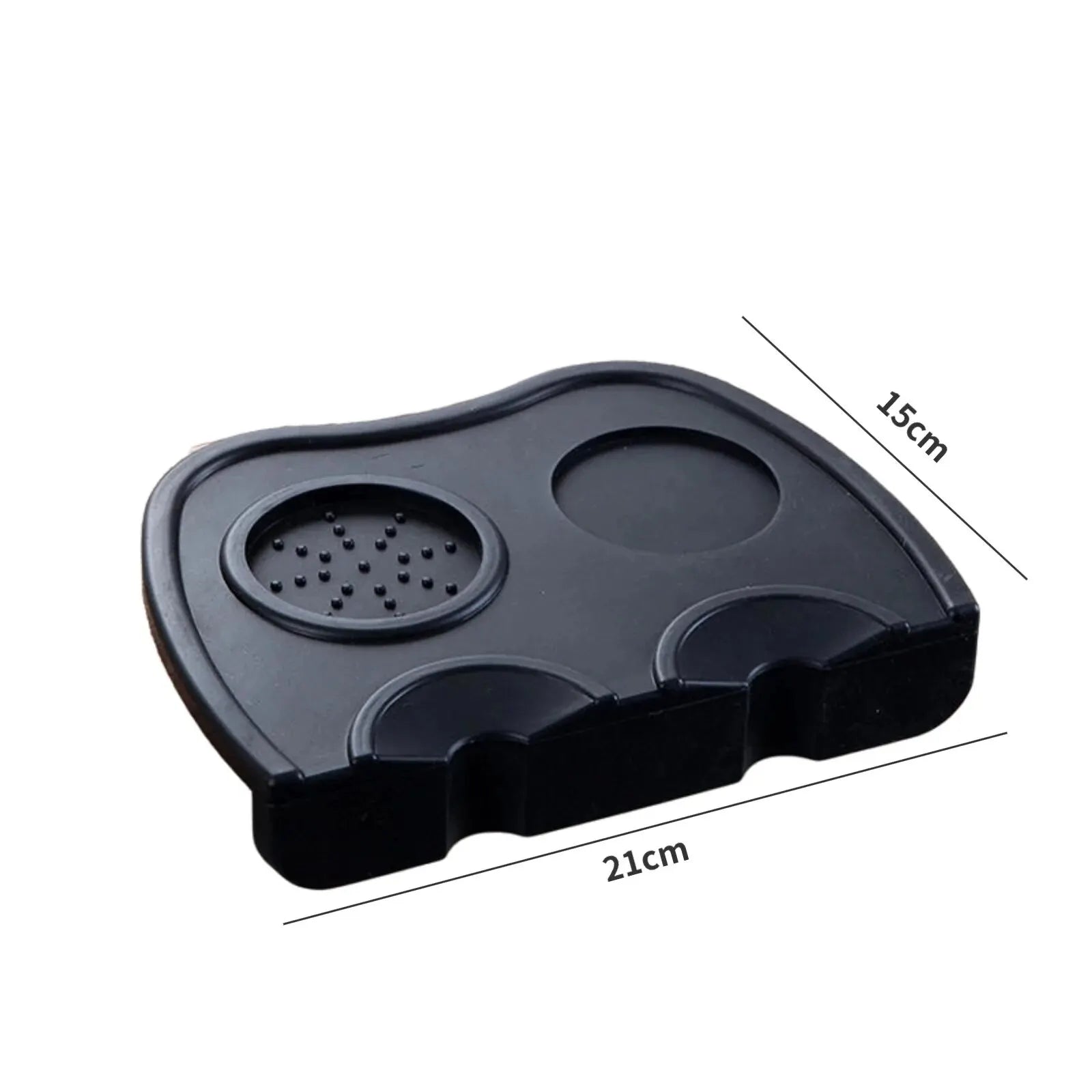 Tapis de bourrage de café en silicone Barista Espresso avec support d'outils et tampon de coin