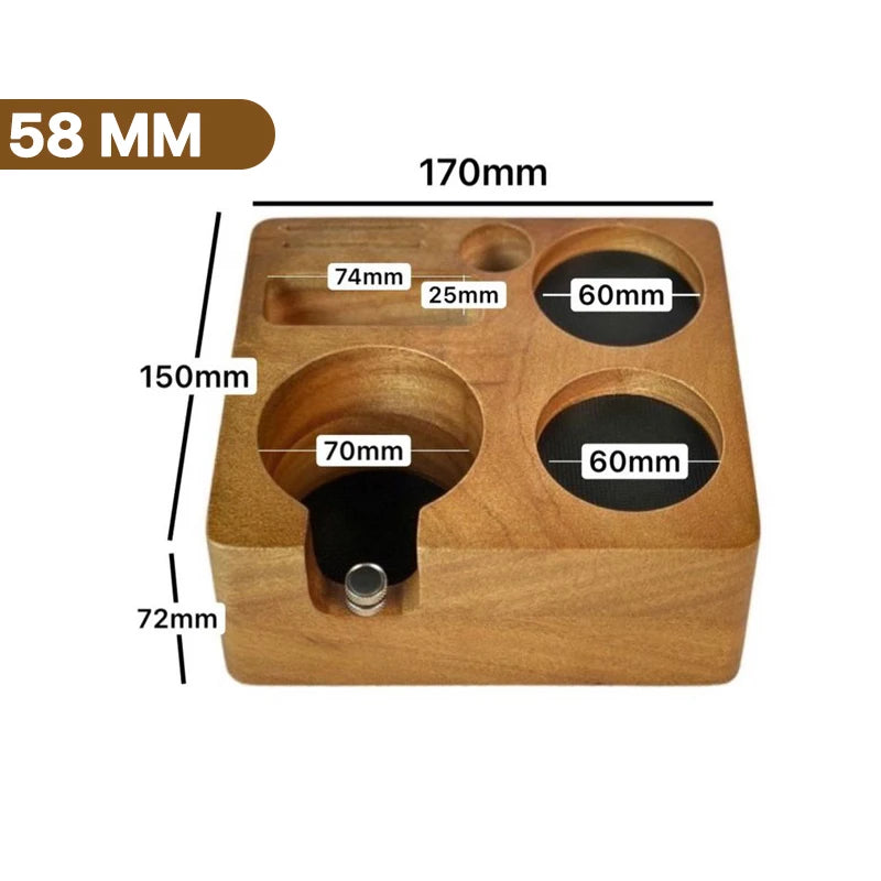 Tapis de support de porte-filtre de station de tassage de café pour outils Delonghi Breville