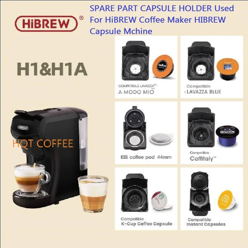 SPARE PART HiBREW H1A Coffee Machine Capsule adapter system parts for lavazza blue or lavazza modo mio or ESE pod(44 mm)
