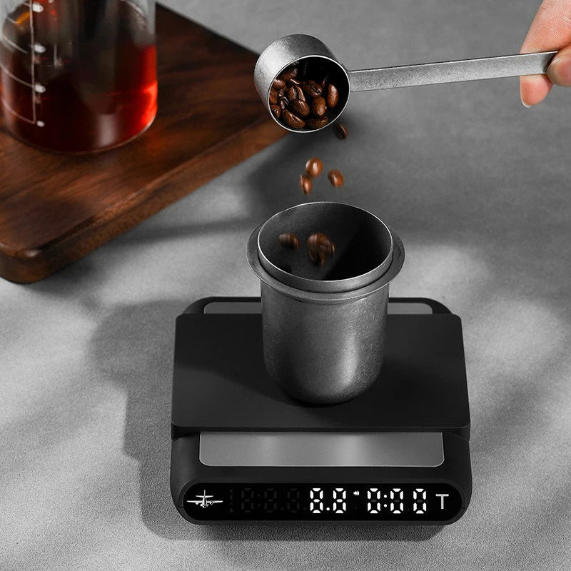 Balance de cuisine intelligente Formula avec minuterie, pour café filtre ou expresso