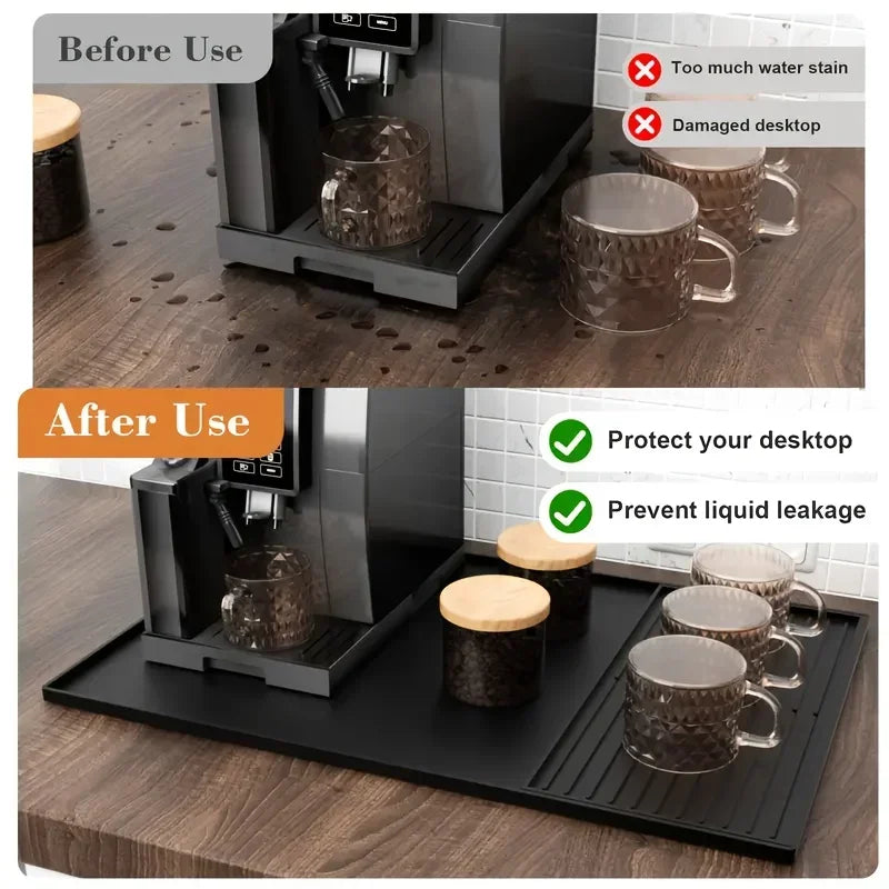 Tapis de station à café haut de gamme BrewNest Luxe™