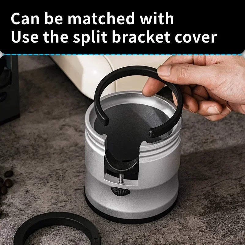 Support de porte-filtre à café, support de tasseur à expresso, base de café réglable en aluminium