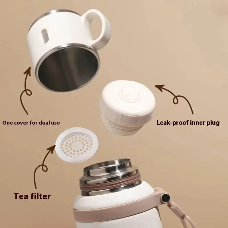 Gobelet portatif isotherme sous vide en acier inoxydable pour activités de plein air