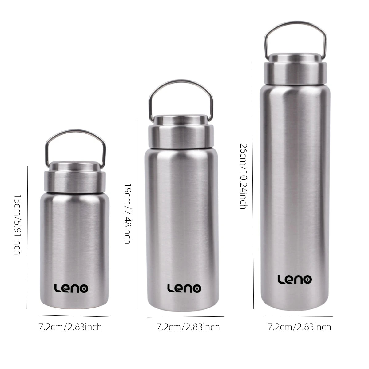 Thermos en acier inoxydable grande capacité Bouteille isotherme portable Tasse isotherme