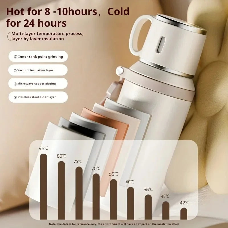 Gobelet portatif isotherme sous vide en acier inoxydable pour activités de plein air