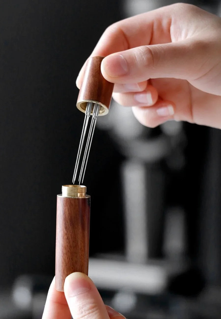 Coffee Stirrer Needle Distributor Coffee Powder Stirrer Wood Handle Coffee Stirring Tool WDT Tools Barista Accessories