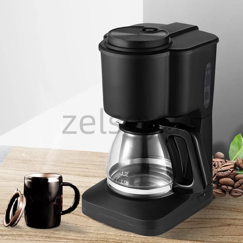 Cafetière automatique de petite taille pour la maison, machine à café filtre pour le bureau