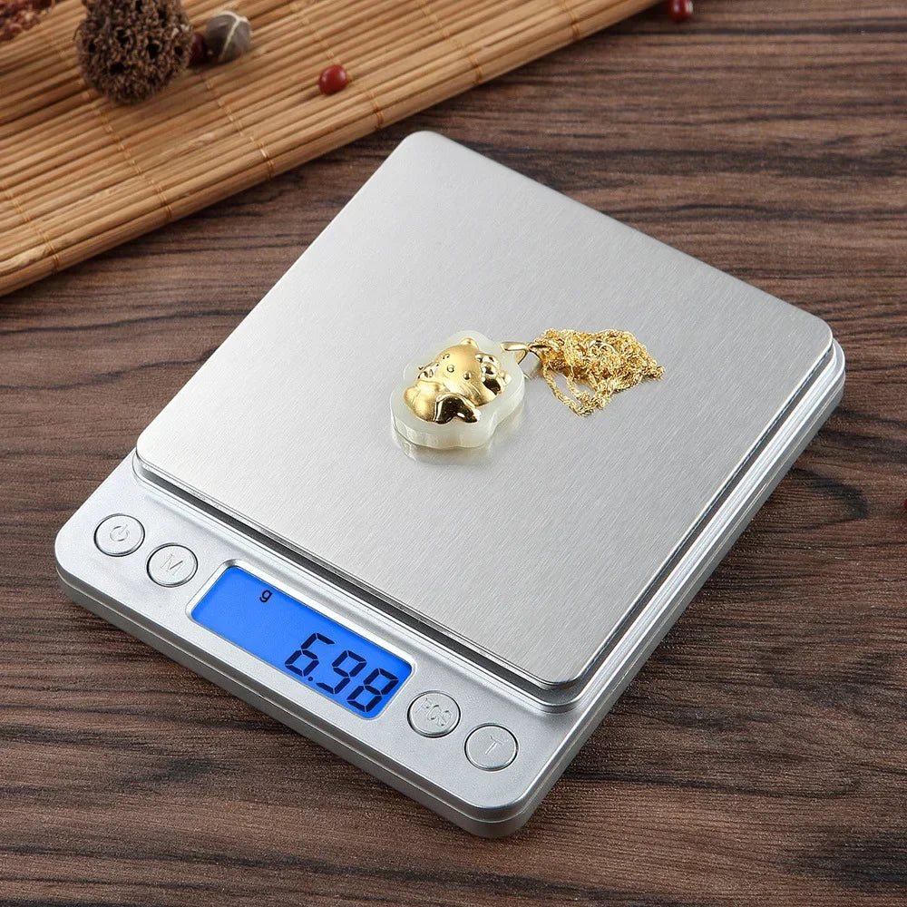 Balance de poche électronique de précision intelligente mini balance numérique LCD USB pour bijoux