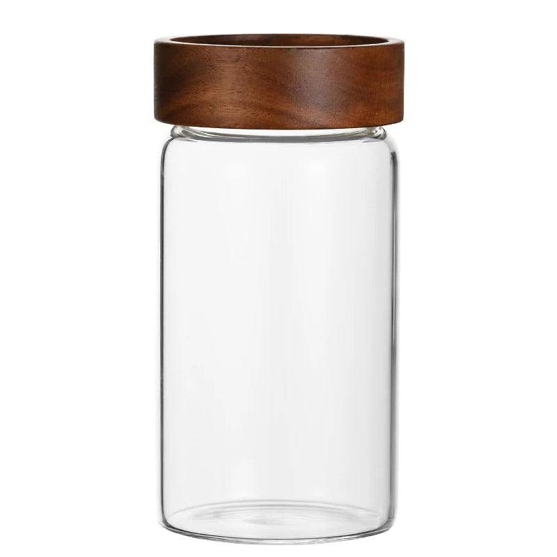Support de présentation pour tube de conservation de grains de café, bouteille de thé et outil en verre