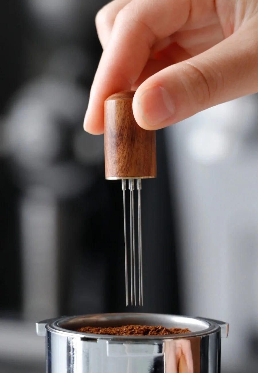 Coffee Stirrer Needle Distributor Coffee Powder Stirrer Wood Handle Coffee Stirring Tool WDT Tools Barista Accessories