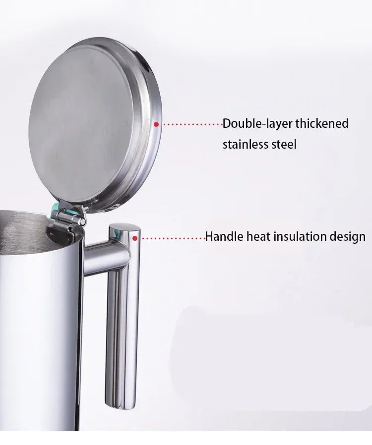 Machine à expresso, cafetière Moka épaissie en acier inoxydable, café italien, cuisinière à gaz
