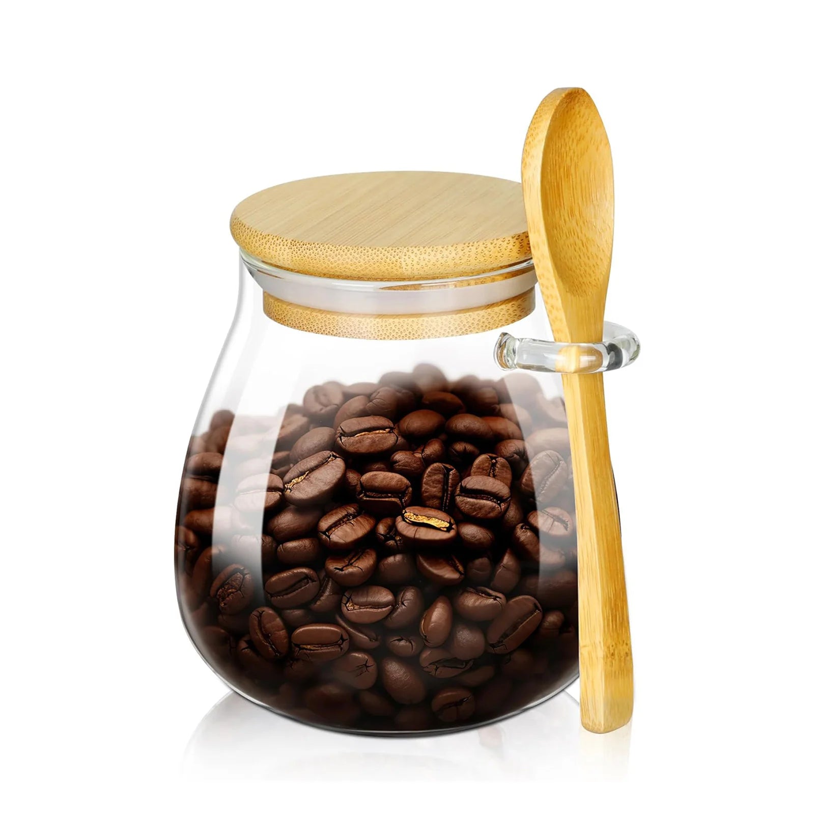 Bocaux alimentaires hermétiques Récipients de cuisine en verre avec couvercle Scellé Café
