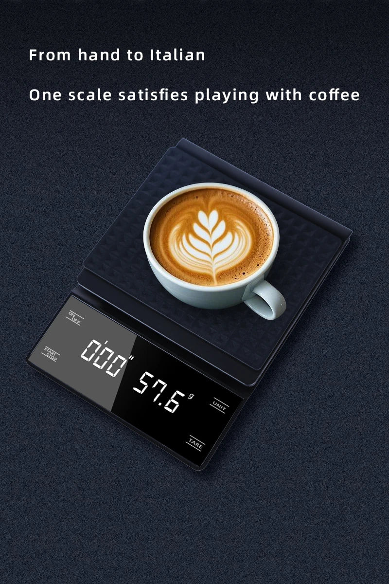 Balance Numérique 3kg/0.1g LED De Poche Électronique Tactile Intelligente Café Cuisine