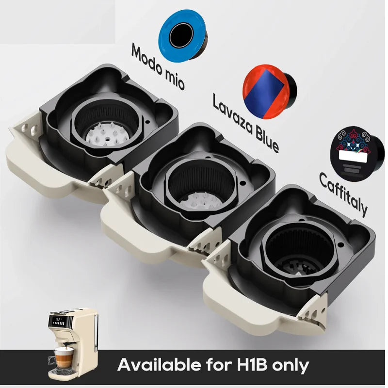 Spare Part for HiBREW H1B Coffee Machine Capsule Adapter System Parts For Nespresso or Dolce Gusto or Ground Coffee or ESE Pod