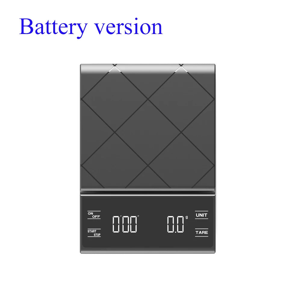 Balance de cuisine numérique 3kg/0.1g, grammes, électronique, haute précision, portable avec minuteur pour café et expresso